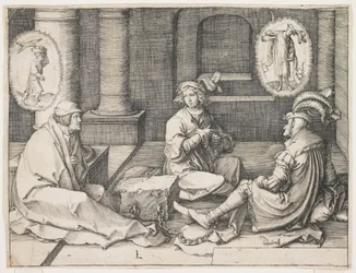 Joseph deutet die Träume im Gefängnis, 1512